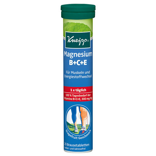 Kneipp Magnesium + Vitamins B + C + E Effervescent Tablets 20 tab