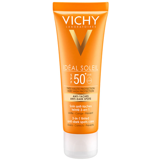 Vichy Ideal Soleil 3-In-1 Anti-Dark Spots Face Care SPF 50+ 防曬 (Tinted ) 50 ml