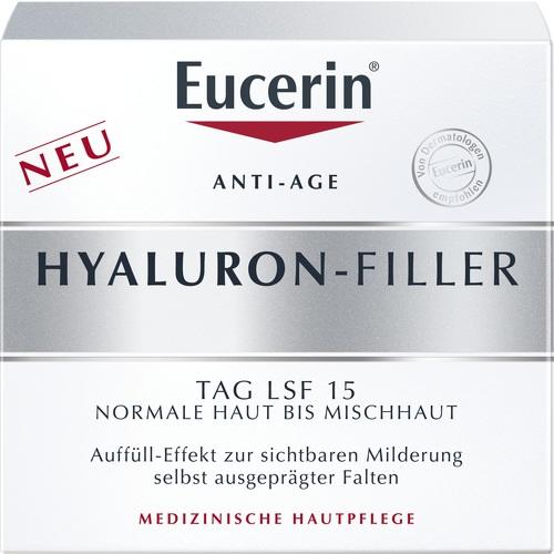 Eucerin Hyaluron-Filler Day Cream for Normal to Combination Skin SPF15 50 ml is a Day Cream