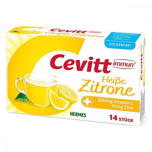 Hermes Cevitt Hot Drink - Lemon (sugar free) 14 sachets