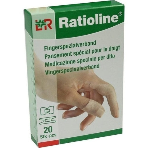 Lohmann & Rauscher Gmbh & Co.Kg Ratioline Elastic Fingerspezialverb.In 2 Sizes 20 pcs