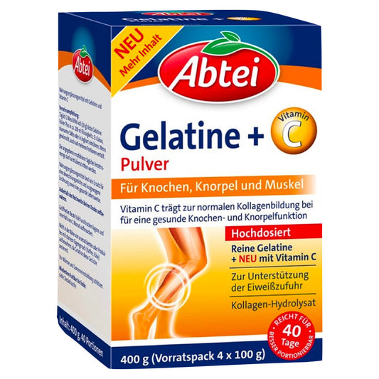 Abtei Gelatin Powder Plus with Vitamin C 400 g