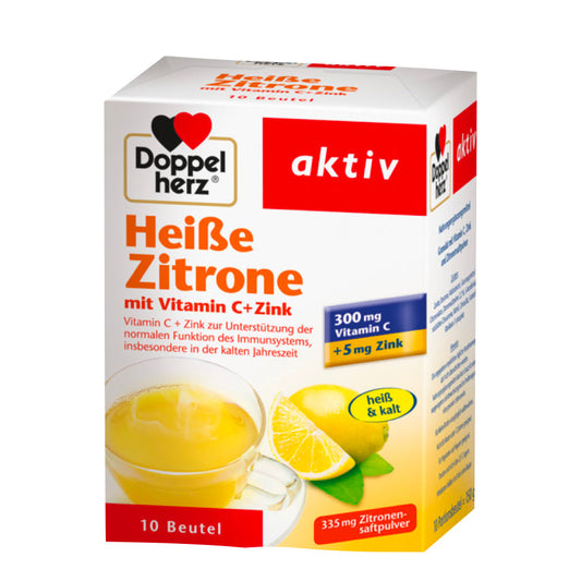 Doppelherz Drink with Vitamin C & Zinc - Lemon 10 sachets