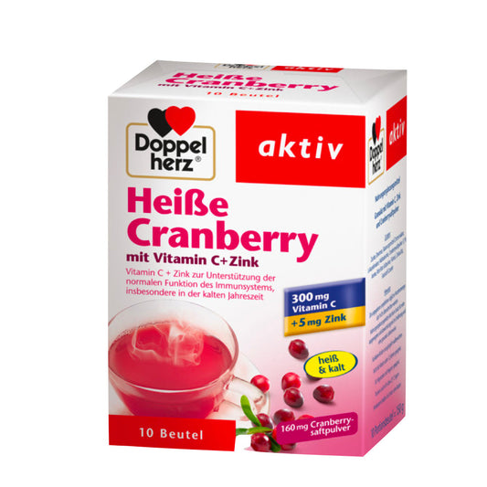 Doppelherz Drink Cranberry + Vitamin C + Zinc 10 sachets