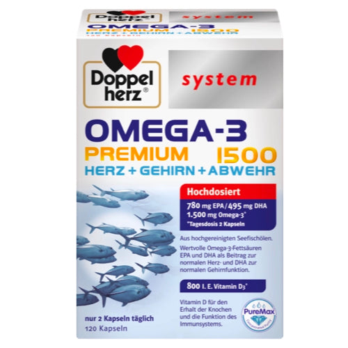 Doppelherz 德國雙心 system Omega-3 Premium 1500