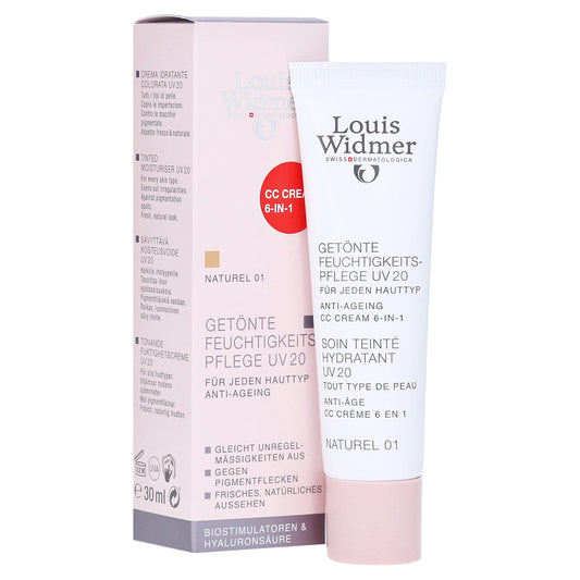 Louis Widmer Tinted Moisturiser UV 20 Naturel 01 Lightly Scented 30 ml