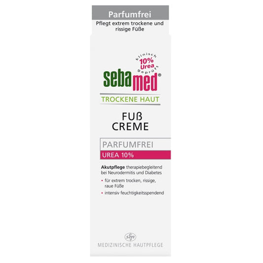 Sebamed Dry Skin Perfume Free Foot Cream Urea 10% 100 ml box